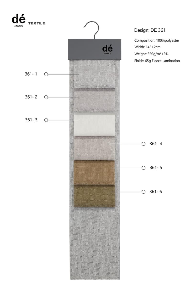DE361 colour card