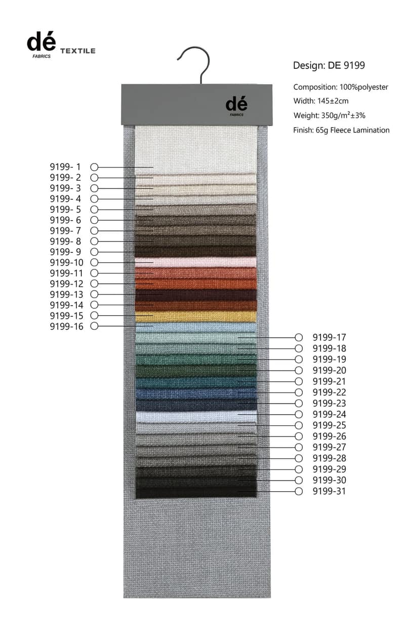 DE9199 colour card